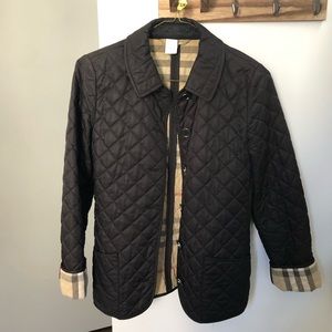 Burberry Black Quilted Jacket